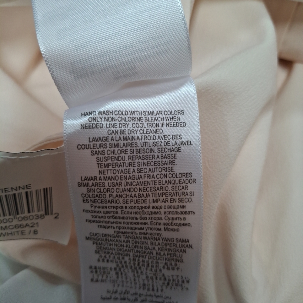 BCBG Maxazria 'Vivienne' white lace dress wedding prom - Picture 9 of 9